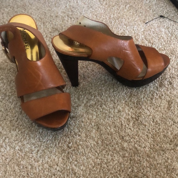 Gently Used Michael Kors Sandal Heels - Picture 3 of 4